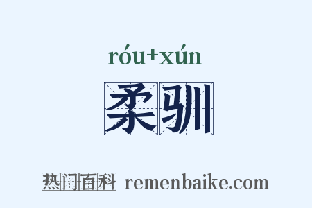 柔驯是什么意思的图片